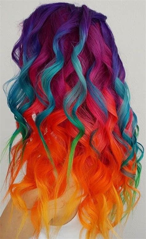Unnatural Hair Color Vivid Hair Color Cute Hair Colors Rainbow Hair