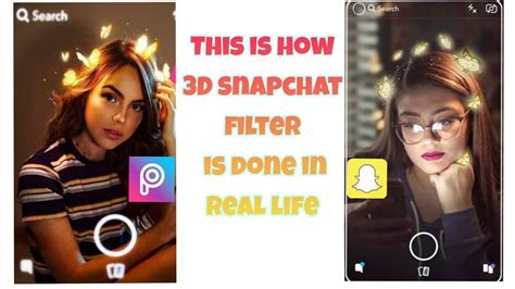 How To Make 3d Snapchat Filter Is Done In Real Life Picsart Tutorial