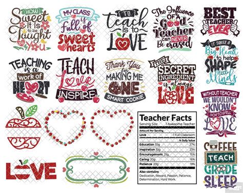 Teacher Valentine SVG Shirts in SVG/DXF/EPS/JPG/PNG • OhMyCuttables