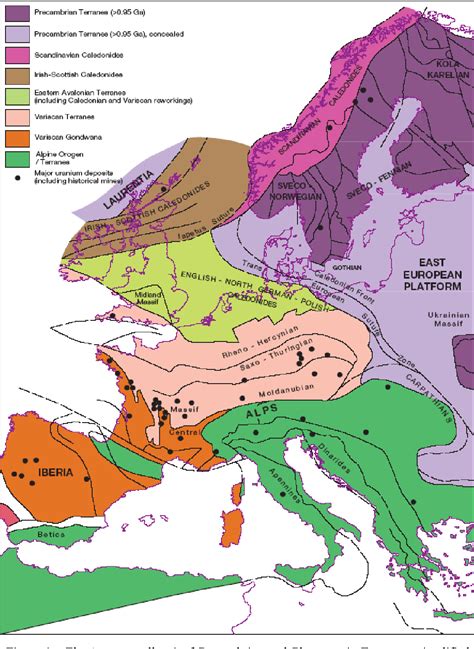 Figure 1 From The Geological And Tectonic Framework Of Europe