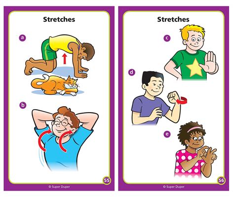 Super Duper Publications Upper Body And Core Strength Fun Deck Occupational Therapy Flash