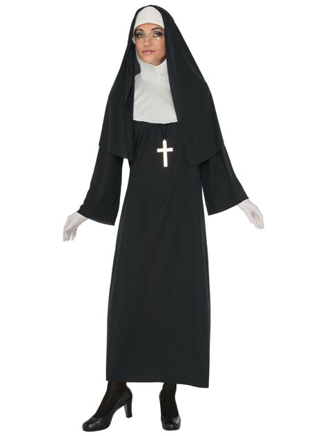 Nun Sister Mother Superior Religious Habits Dress Up Adult Womens