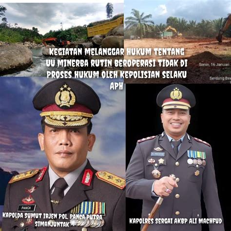 Gawat,,, Kapolda Sumut Irjen Pol Panca Putra Simanjuntak Tak Becus