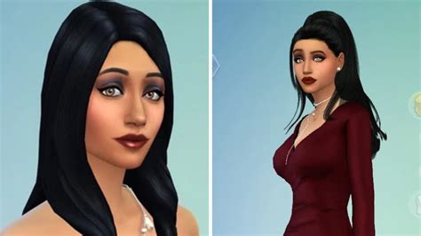 Giving Bella Goth A Much Needed Makeover Sims 4 Speed Cas Youtube