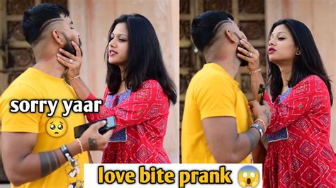 Love Bite Prank 😱 Prank On Girlfriend Gone Extremely Wrong Kissing Prank Veer Samrat