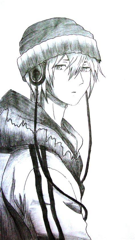 #anime #animeboy #manga #drawingtutorial #drawing #tutorial. anime headphones boy pencil sketch | Anime art, Anime art ...