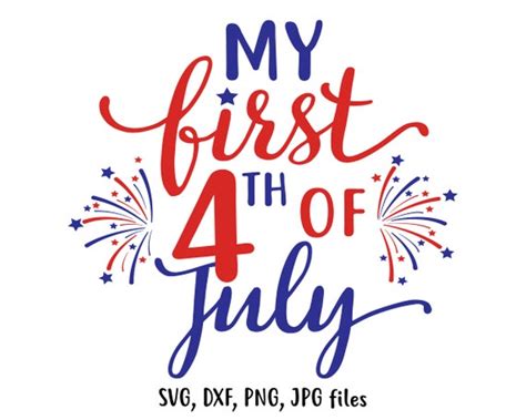 My First 4th of July Svg Baby 4th of July SVG Independence - Etsy