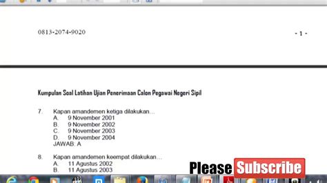 Maybe you would like to learn more about one of these? Contoh Soal CPNS 2018: Bentuk soal SKD || TWK TIU dan TKP ...