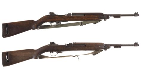 Two World War Ii Us Military M1 Semi Automatic Carbines