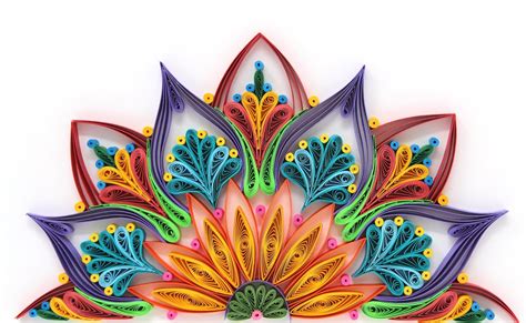 Mandala Art Half Mandala Mandalas Quilled Mandala Etsy In 2020