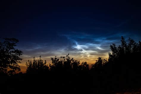 Noctilucent Clouds Russia Voronezh Region Kashirskoe Village Canon