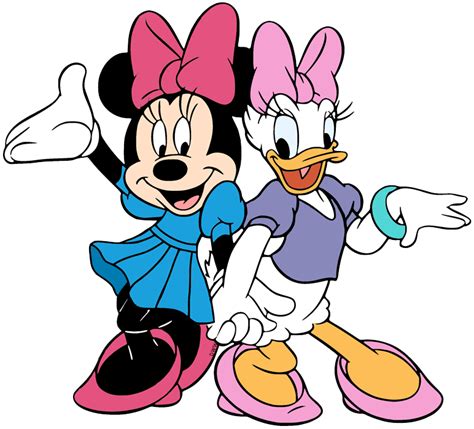 Transparent Collision Clipart Minnie Mouse And Daisy Duck Clipart