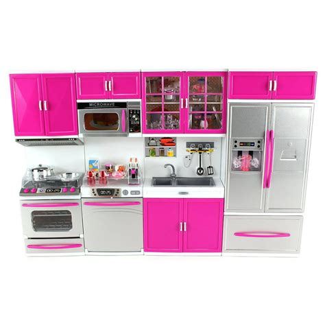 My Modern Kitchen 32 Full Deluxe Kit Battery Operated Toy Doll Kitchen