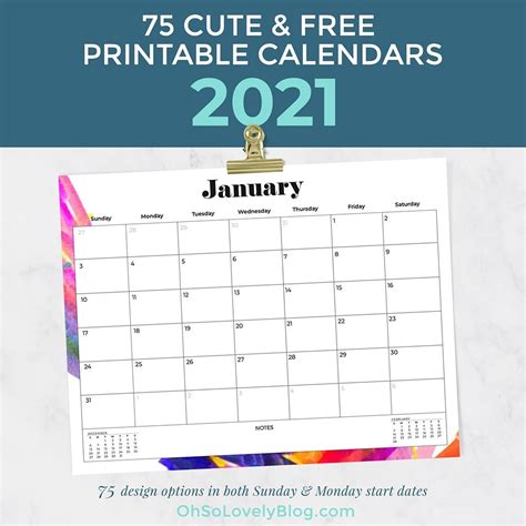 2021 Calendar Design Pick Best Calendar Example