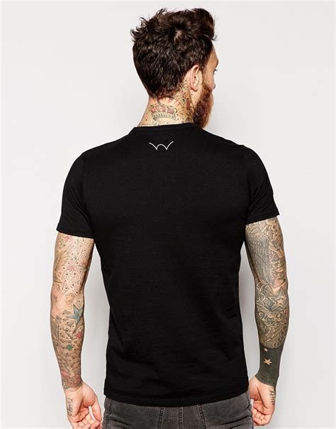 Find standard measurements for our men's shirts, suits, pants, jackets, footwear, jeans, chinos and tops. Edwin T-shirt Logo Print in Black for Men - Lyst