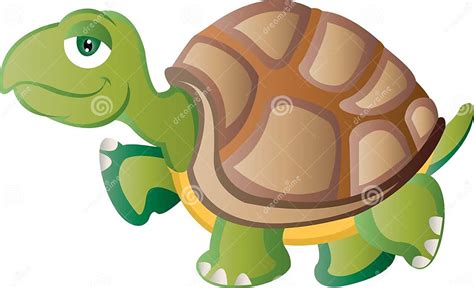 Karikatur Schildkröte Vektor Abbildung Illustration Von Gehen 59478912