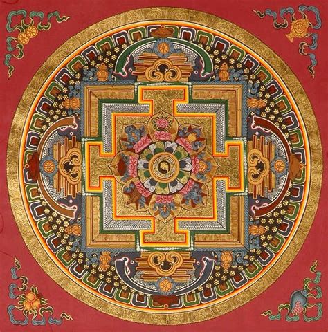 Tibetan Mandala Art Tibetan Art Tibetan Buddhism Mandalas Drawing
