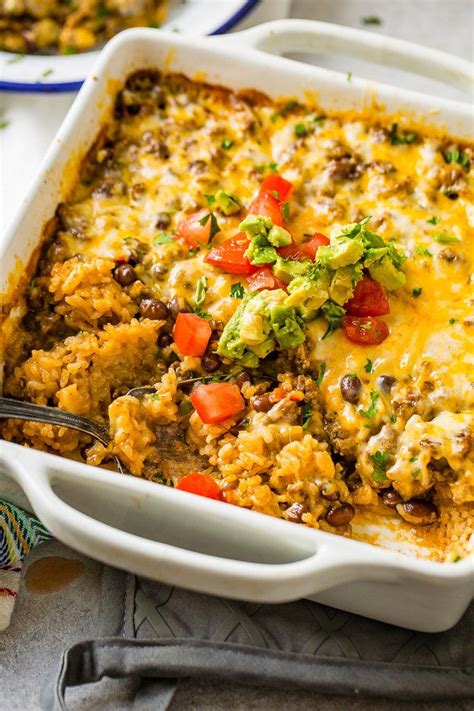 Mexican Cheesy Ground Beef And Rice Casserole обсуждение на Easy