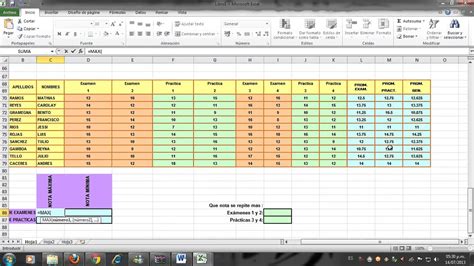 Practicas De Excel Yeni Youtube