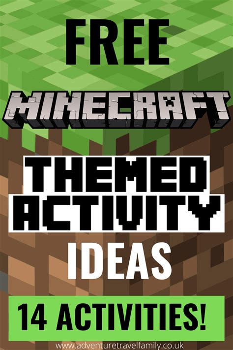14 Minecraft Activities For Kids Includes Art Literacy Numeracy