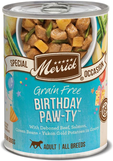 In 1988, garth merrick of hereford, texas, started making dog food in his family kitchen. Merrick Birthday Paw-ty Wet Dog Food, 12.7-oz, case of 12 ...
