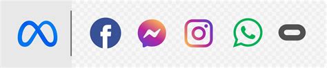 A Set Of Social Network Logos Social Media Icons Of Facebook