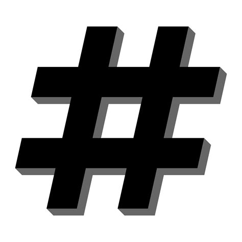 Hashtag Vector Icon 554249 Vector Art At Vecteezy