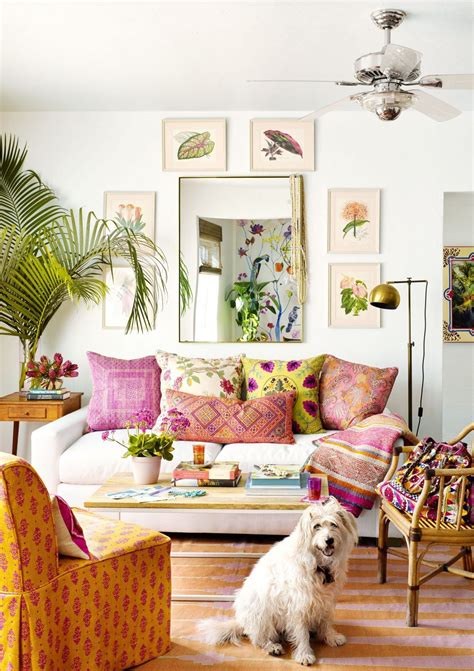 Colorful Bohemian Style Living Room Boho Living Room