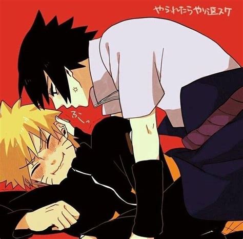 Pin By ♡ᴾᴸᵁᵀᴼ𓆉 On Anime Naruto And Sasuke Kiss Naruto Cute Naruto