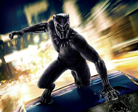 Download Black Panther The Powerful Superhero Wallpaper