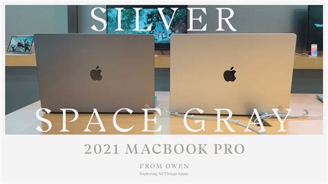 2021 Macbook Pro Silver Vs Space Gray Youtube
