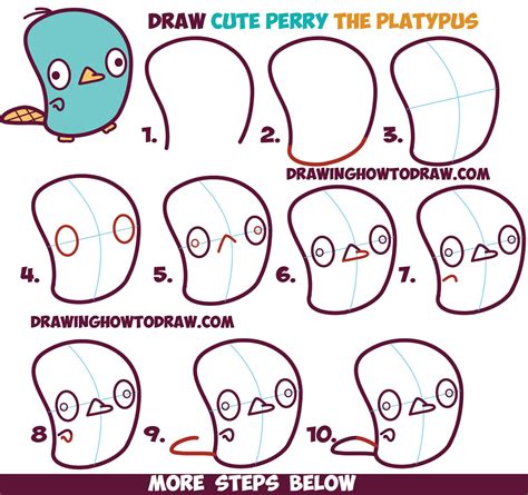 Search images from huge database containing over 1,250,000 1024x1114 draw chibi step by step by pushimo drawing ideas. How to Draw Cute Kawaii / Chibi Perry the Platypus from ...