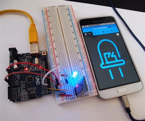 Arduino Controlling Led With Hc 06 Bluetooth Module 4 Steps