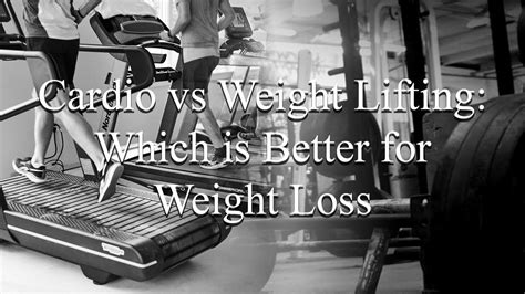Cardio Vs Weight Lifting Which Is Better For Weight Loss — Umusa Blog