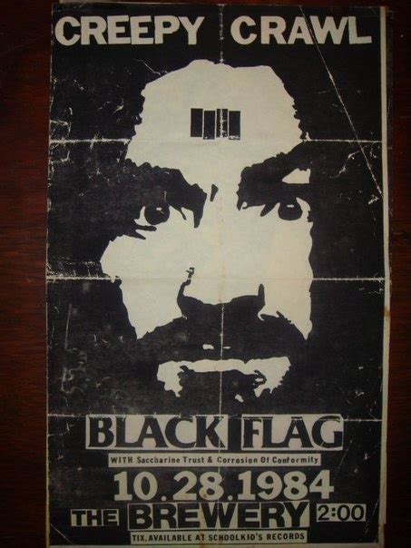 Black Flag Punk Poster Rock Posters Black Flag Poster