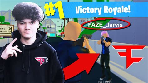 Faze Jarvis Got Banned So He Played Strucid Roblox Fortnite Youtube