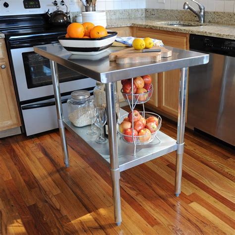 Sportsman Stainless Steel Kitchen Utility Table Sswtable The Home Depot