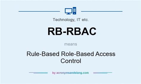 What Does Rb Rbac Mean Definition Of Rb Rbac Rb Rbac Stands For
