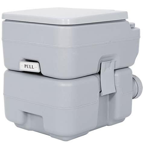 53 Gallon 20l Toilet Flush Travel Camping Commode Potty Portable