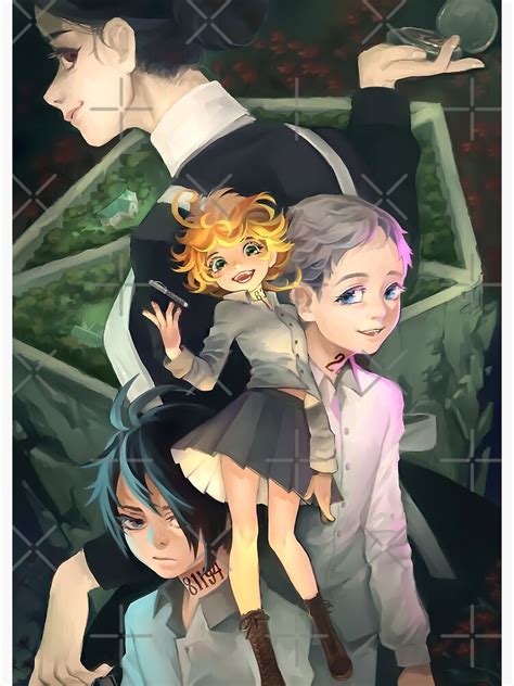 Emma The Promised Neverland Manga Poster For Sale By Zskasherman