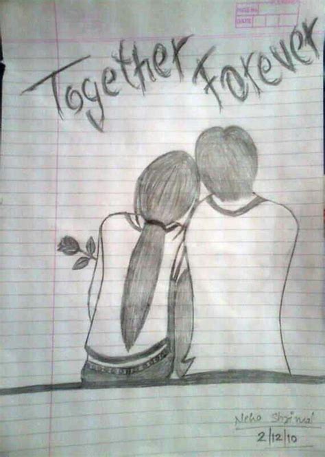 Together Forever Art Drawings Sketches Simple Sad
