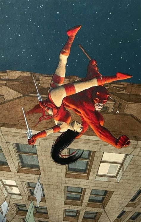 Daredevil And Elektra By Frank Quitely Bd Comics Marvel Comics Art
