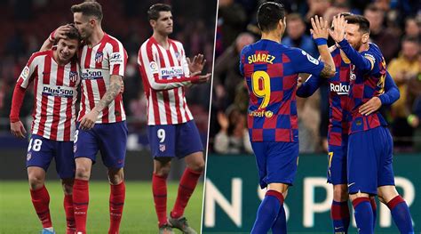 Atlético madrid v sevilla fc live scores and highlights. FC Barcelona vs Atletico Madrid Head-to-Head Record: Ahead of Supercopa de Espana 2019-20 Clash ...