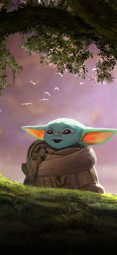 1125x2436 Baby Yoda Fanart Iphone Xsiphone 10iphone X Baby Yoda For