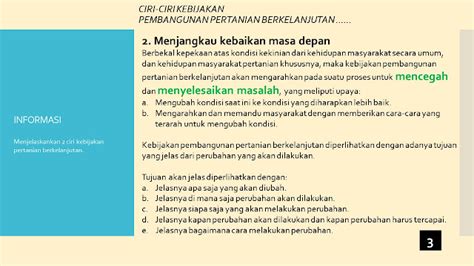 Penyuluhan Pembangunan MATERI 9 KEBIJAKAN PEMBANGUNAN PERTANIAN