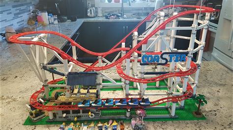 Building The Lego Roller Coaster Youtube