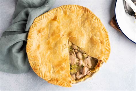 Creamy Chicken Leek And Mushroom Pie Recipe