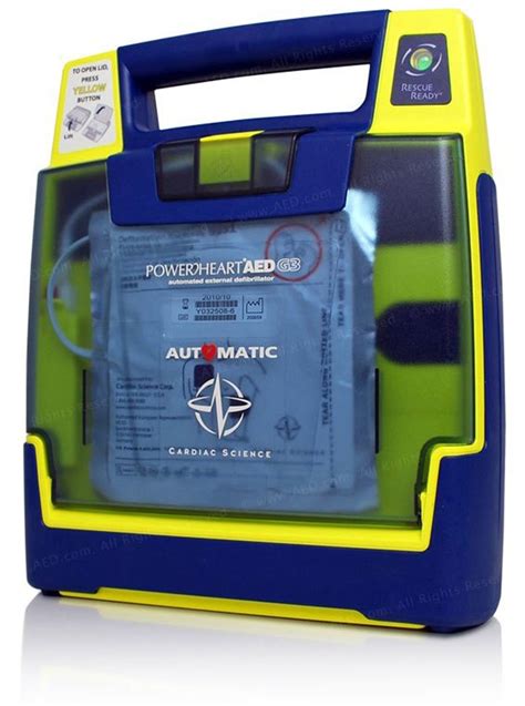 Cardiac Science Powerheart G3g3 Plus Lithium Battery Live Action Safety