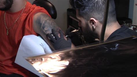 This breathtaking lioness warrior piece is absolutely stunning! Fallen Sparrow Tattoo Co. Spot - Legion Avegno - YouTube