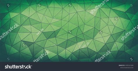 3d Render Abstract Green Background Voronoi ภาพประกอบสต็อก 1878161500